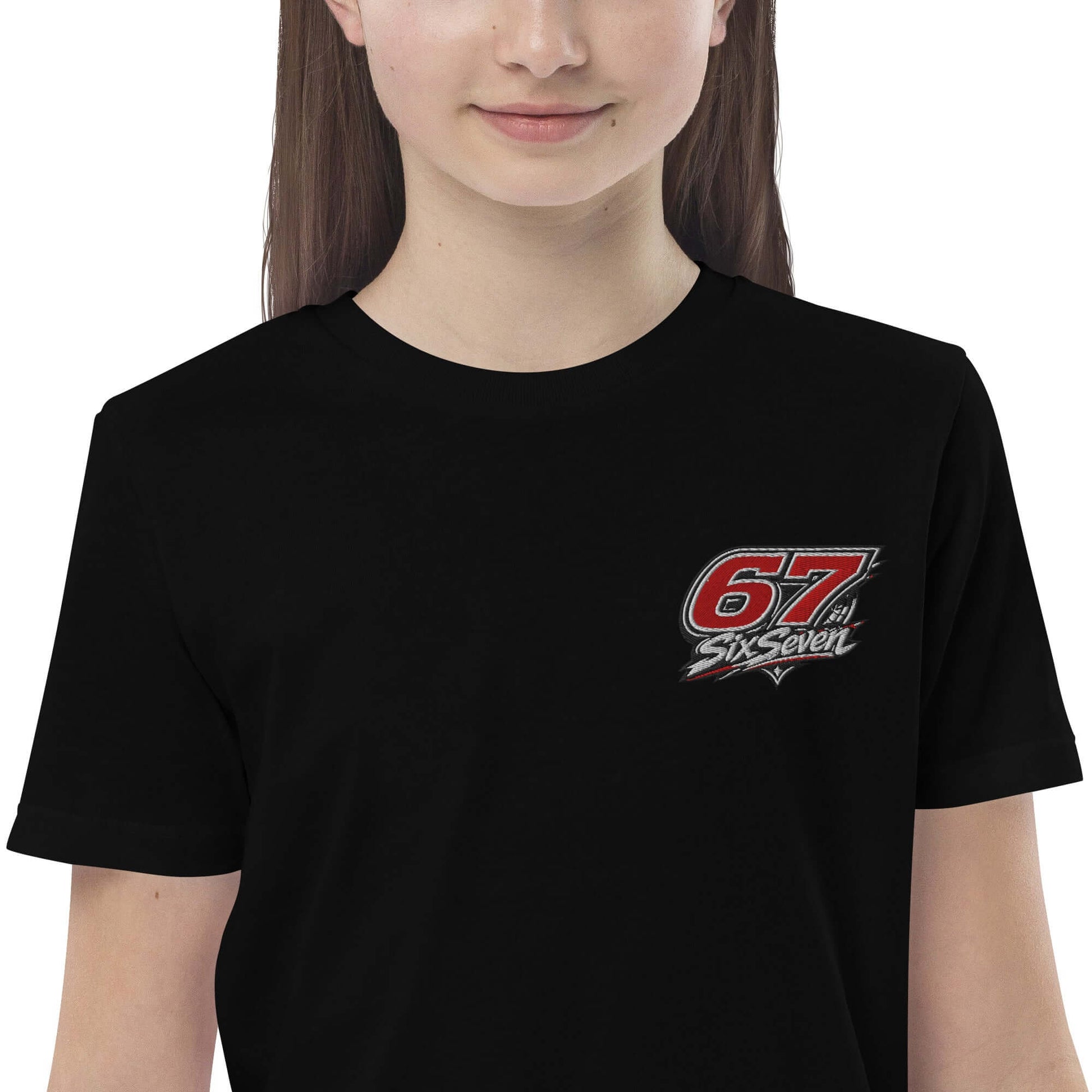 Organic cotton kids t-shirt featuring graphic design for comfortable and stylish wear.