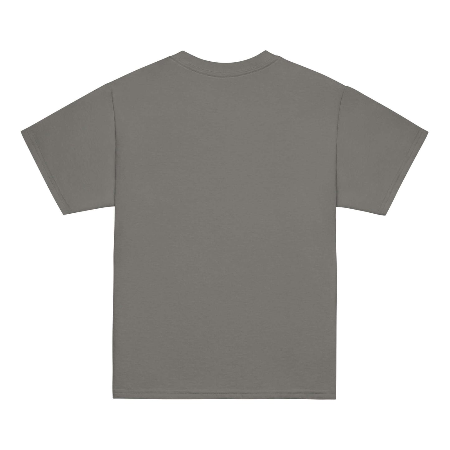 Back view of Youth classic tee, a versatile and comfortable kids' t-shirt made from 100% cotton.